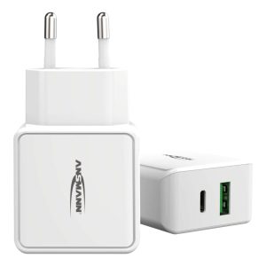 Ansmann USB-Wandladegerät Home Charger HC218PD, 18 W, Weiss
