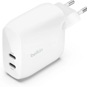 Belkin USB-Wandladegerät Dual USB-C Weiss