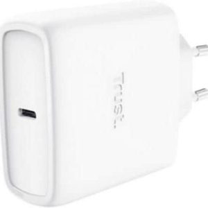 Trust USB-Wandladegerät Maxo USB-C-GaN 65 W Weiss