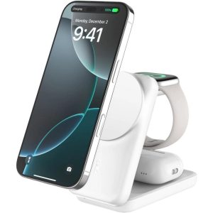 Belkin Wireless Charger UltraCharge 3in1 eckig, Weiss