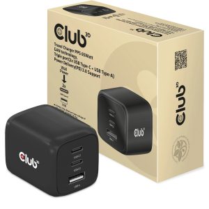 Club 3D USB-Wandladegerät PPS 65Watt GAN-Technologie CAC-1913