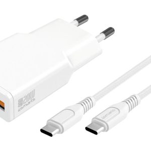 4smarts USB-Wandladegerät PDPlug Slim Duos Weiss