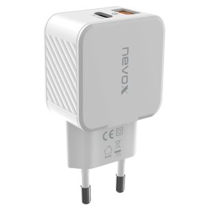Nevox USB-Wandladegerät USB-C Power Delivery + QC 3.0 30 W