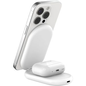 Belkin Wireless Charger Boostcharge klappbar Weiss inkl. Netzteil