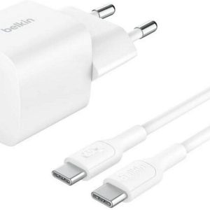 Belkin Wireless Charger BoostCharge mit USB C Kabel Weiss