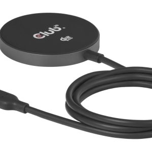 Club 3D Kabelloses Ladegerät Qi2 25 W Schwarz