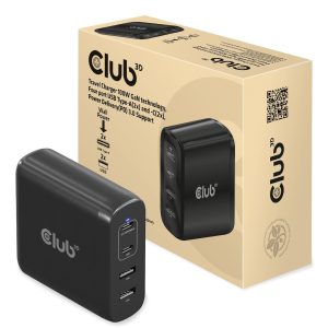 Club 3D USB-Wandladegerät 100 W GaN-Technologie