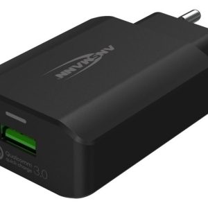 Ansmann USB-Wandladegerät Home Charger 130Q, 18 W, Schwarz