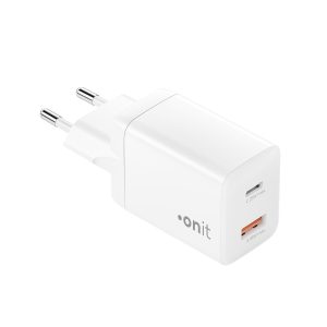 onit USB-Wandladegerät PD25W + QC3.0 Weiss