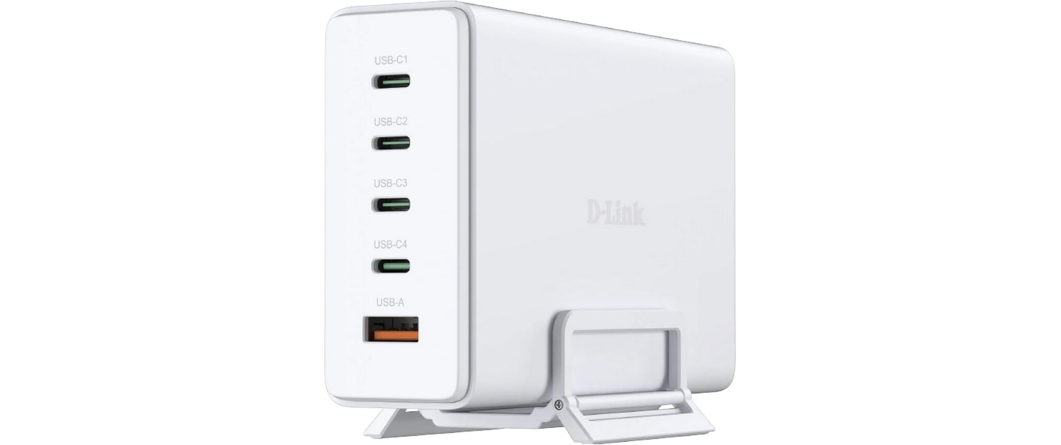 D-Link Ladestation DCF-241 240W, 4x USB-C, 1x USB-A