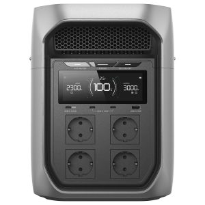 EcoFlow Power Station Delta 3 Max Plus 3000 W Silber, 2048 Wh