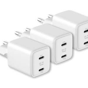 LMP USB-Wandladegerät Dual Power USB-C 35 W 3 Stück