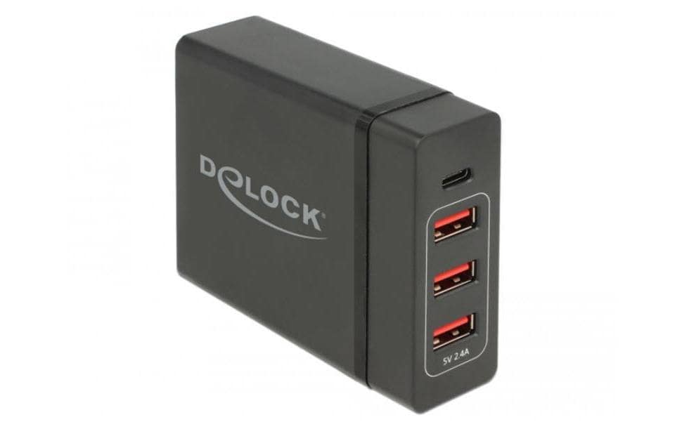 Delock Ladestation 63974 3x USB-A + 1x USB-Type-C PD