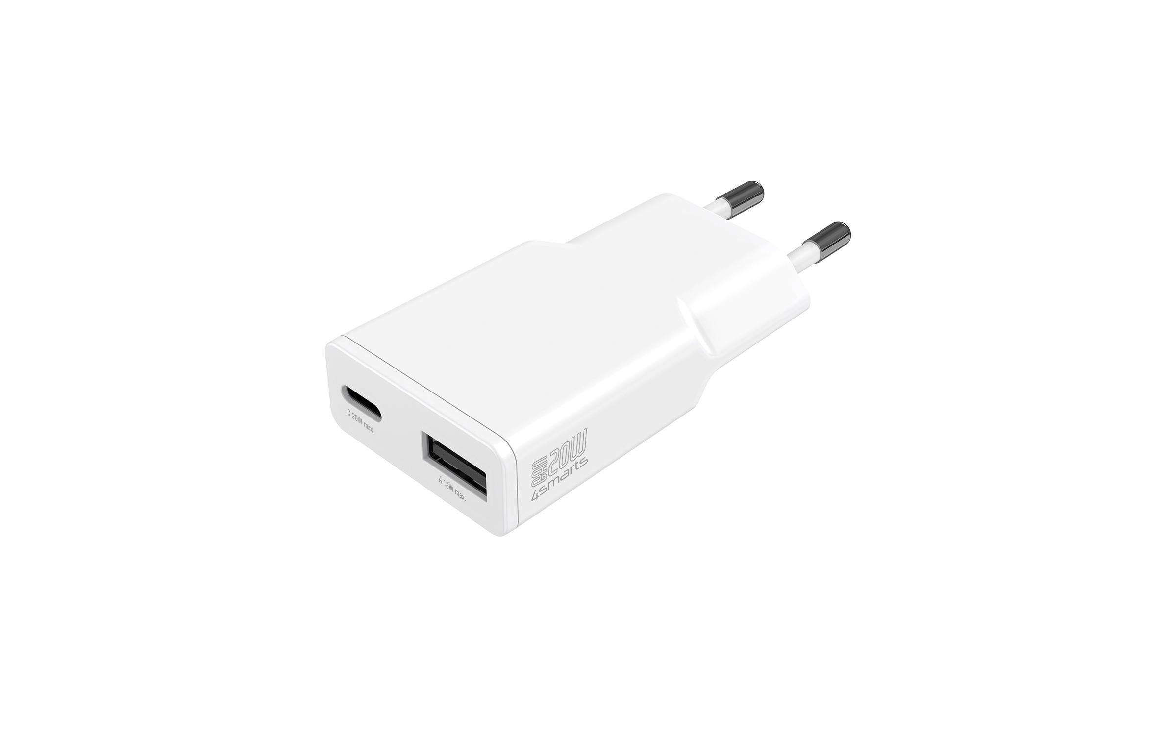 4smarts USB-Wandladegerät PDPlug Duos Slim PD 20W