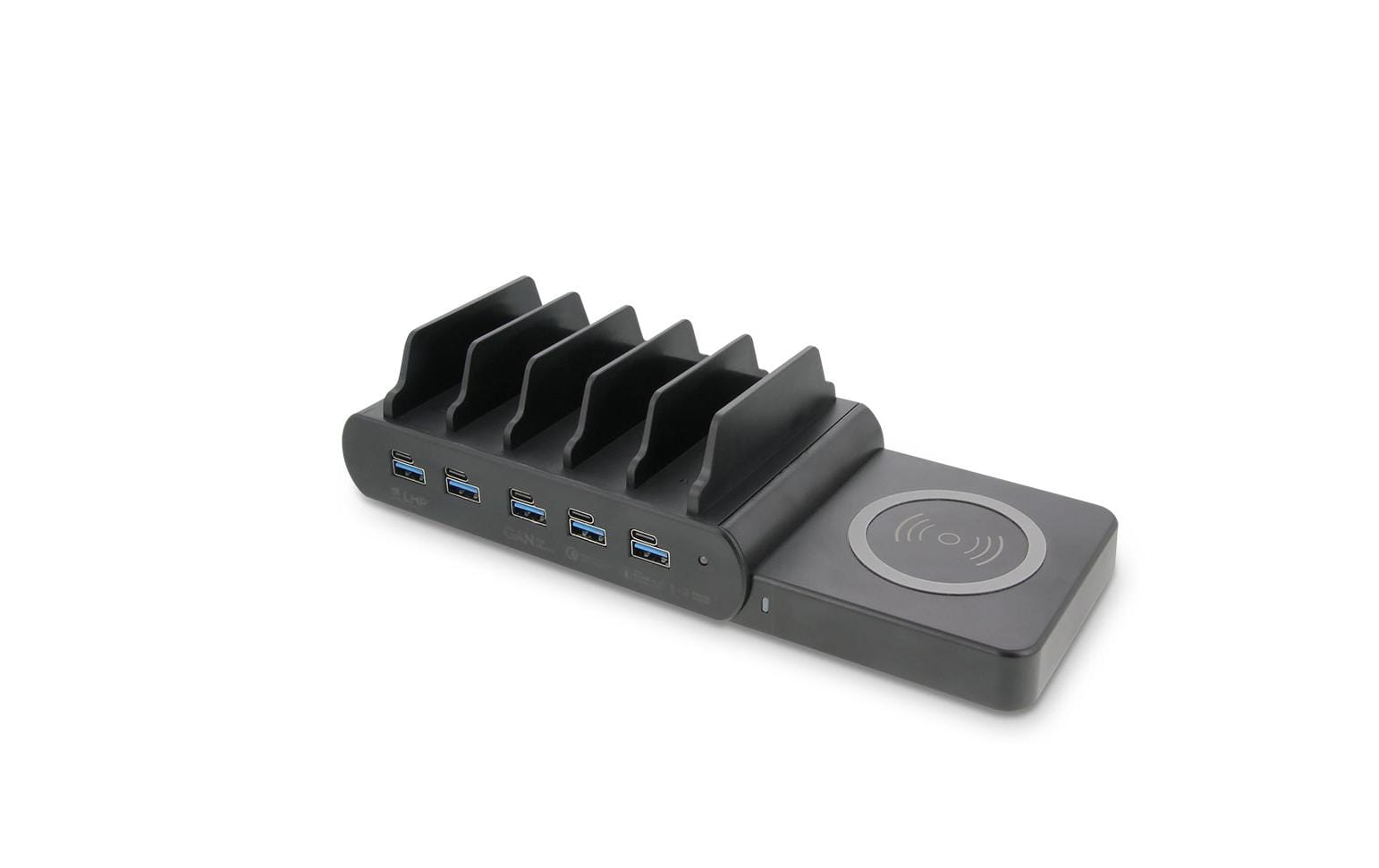 LMP Ladestation GaN mit Qi2 Ladepad 150W inkl. 5x USB-C (30 cm)