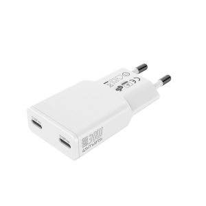 4smarts Netzladegerät PDPlug Slim Dual Weiss