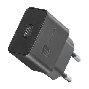 Cellular Line Charger USB-C, 25 W, Schwarz