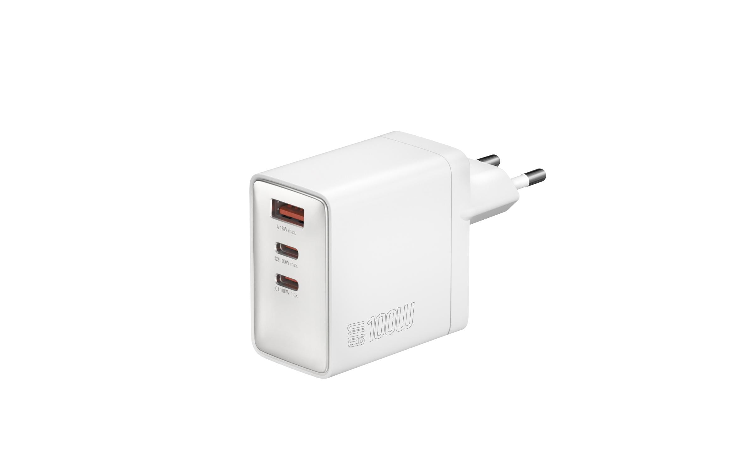 4smarts USB-Wandladegerät GaN Pocket Weiss