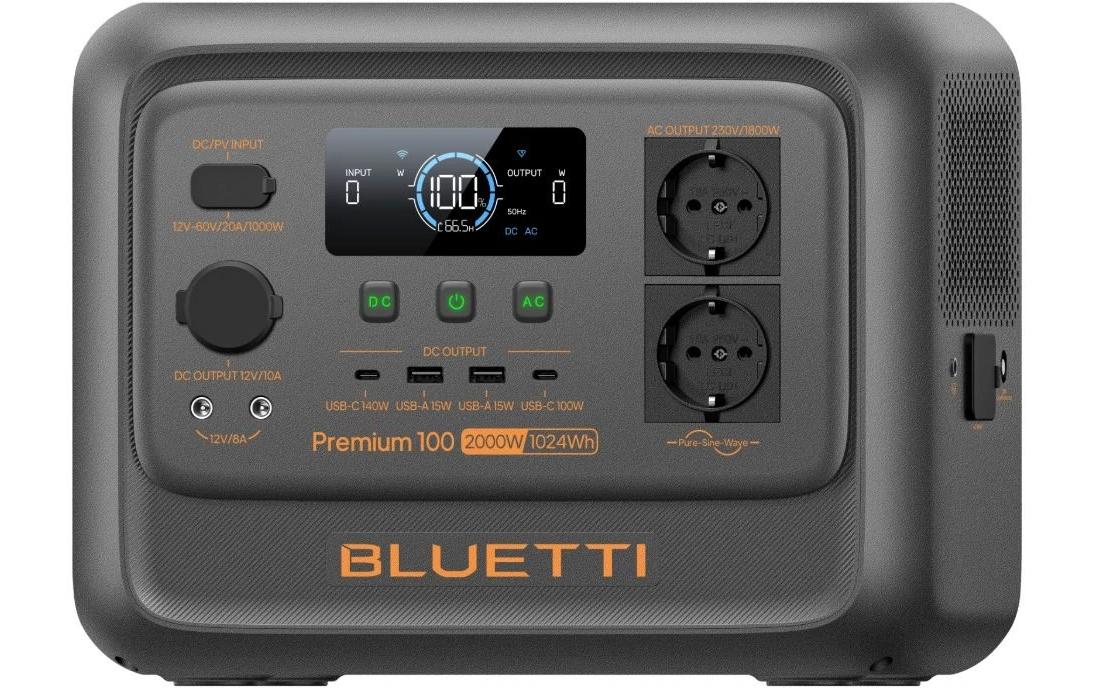 BLUETTI Power Station Premium 100 V2 1024 Wh