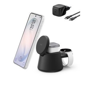 Belkin UltraCharge 3-in-1 Modulare Qi2 Schwarz 25 W